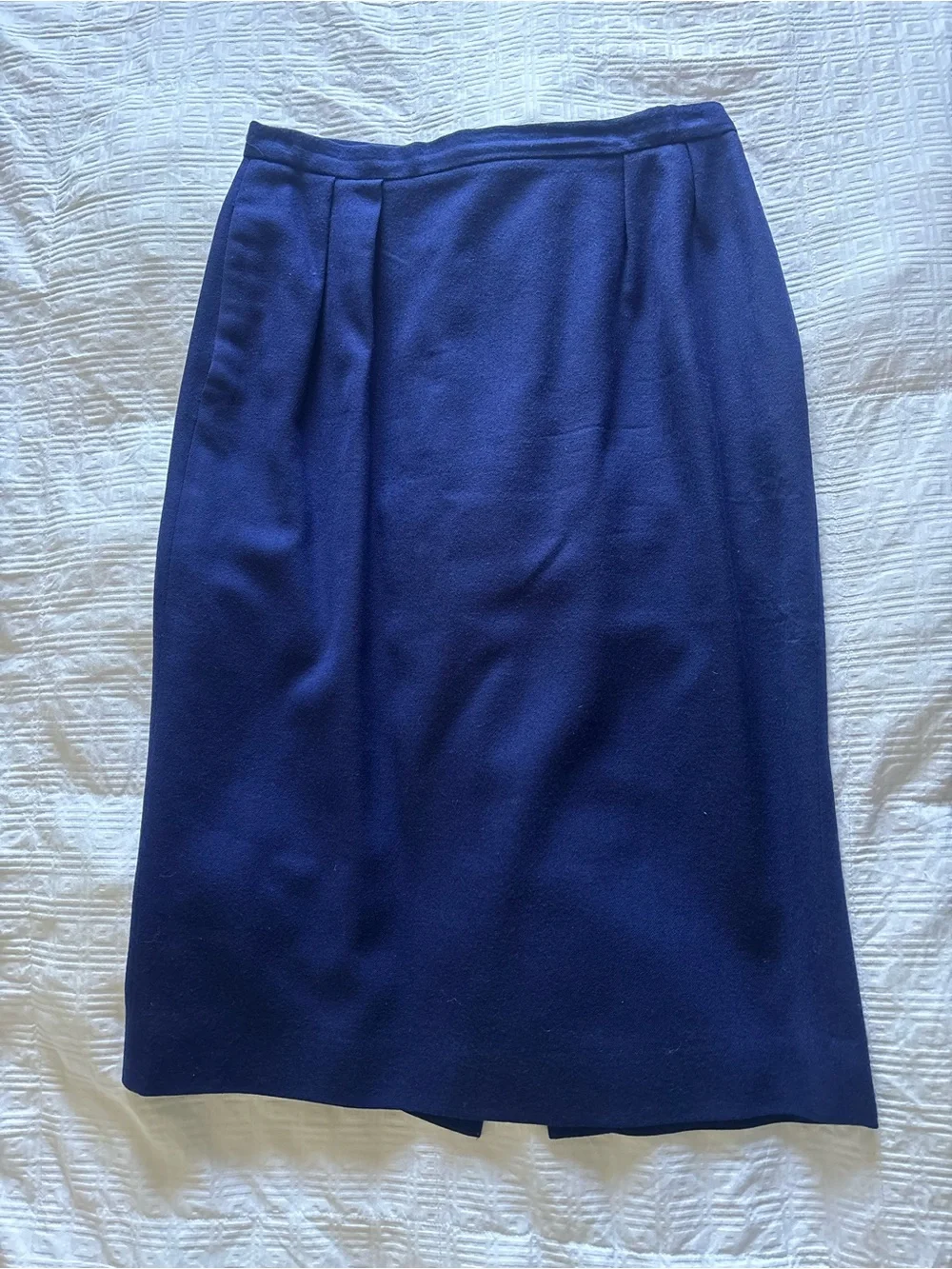 Dior Women's Double-Breasted Deep Blue Blazer skirt set “The Suit”